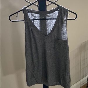 Madewell V Neck Pocket Tank